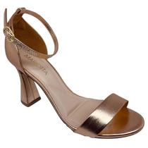Sandália Mariotta Cobre Salto Elegante - 42566