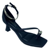 Sandália Mariotta Dedal Salto Bico Quadrado - 42567