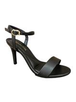 Sandália Mariotta feminina Preto Casual social Sofisticada