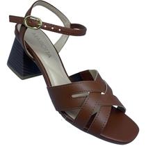 Sandália Mariotta Salto Grosso Moda Chique -42570
