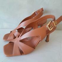 Sandalia Marrom Caramelo