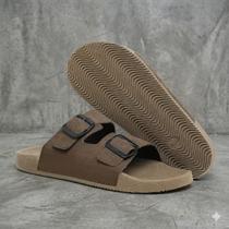 Sandália Masculina Casual Premium Fivela Dupla Ajustável Leve Macia Sandália Masculina Casual Premium Fivela Dupla Ajustável Leve Macia