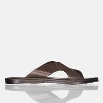 Sandália Masculina Chinelo Casual Detalhe Tira Moda Verão Casa Estilo e Conforto Café