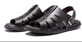 Sandalia Masculina Chinelo Franciscano Couro Legítimo