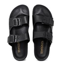 Sandália Masculina Democrata Casual Easy Weekend Couro Conforto