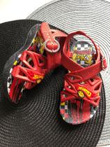 Sandalia Masculina Infantil Papete Menino Masculino Criança Kids Personagem Hotwheels Confortável