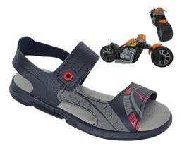 Sandália Masculina Infantil Pé Com Pé Com Brinde Motinha