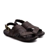 Sandália Masculina Mali em Couro Senna Coffee - 7323SC Sandália Masculina Mali em Couro Senna Coffee - 7323SC