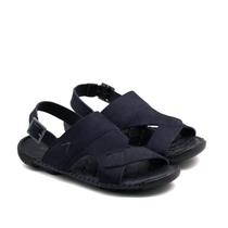 Sandália Masculina Mali em Couro Vertigo Marinho - 7323VM