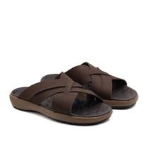 Sandália Masculina Massai em Couro Vertigo Tabaco - 5301VT Sandália Masculina Massai em Couro Vertigo Tabaco - 5301VT