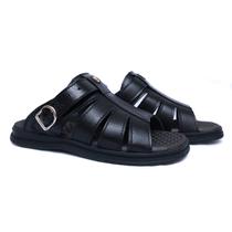 sandália masculina ortopedica chinela anatomica esporão antistress de couro legitimo confortavel