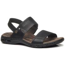 Sandália Masculina Papete Couro Preto Pegada 130685-04 Sandália Masculina Papete Couro Preto Pegada 130685-04