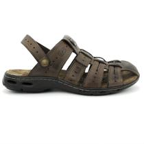 Sandália Masculina Pegada 130687 Papete Couro Macia Casual