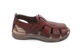 Sandália Masculina Pegada Amortech Em Couro Conforto