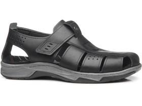 Sandália Masculina Pegada Couro Fechada 132255 Sandália Masculina Pegada Couro Fechada 132255