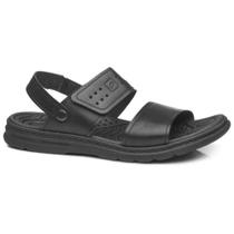 Sandália Masculina Wave Couro Preto Pegada 134203-03 Sandália Masculina Wave Couro Preto Pegada 134203-03