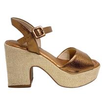 Sandália Meia Pata Bebecê Casual Salto Bloco Alto T5119-046