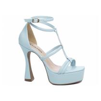 Sandália Meia Pata Feminina Napa Azul Torricella 1.211A