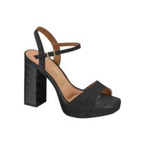 Sandália Meia Pata Salto Alto Vizzano