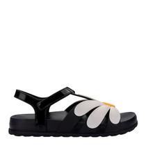 Sandália Melissa Bloomy Sandal Preto Branco Sandália Melissa Bloomy Sandal Preto Branco