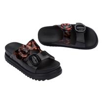 Sandália Melissa Cozy Platform Feminina Preto Tartaruga