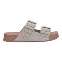Sandália Melissa Cozy Slide MLover Ajustável Feminina Marrom Sandália Melissa Cozy Slide MLover Ajustável Feminina Marrom