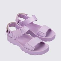 Sandalia melissa kick off sandal low lilás 37991 * original -