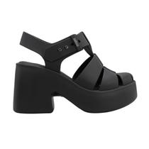 Sandália Melissa Lulu Adulto Preto Fosco