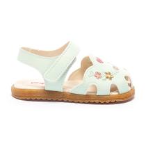 Sandália Menina Baby Floral com Coração Sandália Menina Baby Floral com Coração