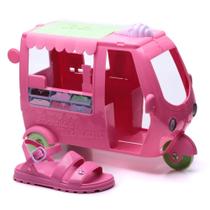 Sandália Menina Grendene Kids Barbie Sorveteria Rosa 23221 Sandália Menina Grendene Kids Barbie Sorveteria Rosa 23221