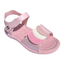 Sandália Menina Klin Papete Tic Tac Rosa Claro 171224