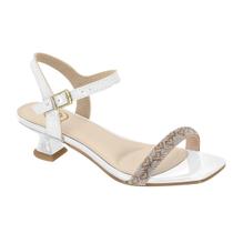 Sandalia Menina Saltinho Baixo Social Festa Molekinha Brilho