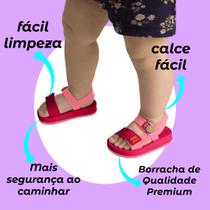 sandália menina, sandalia para bebe menina sandália zaxynina confete - Grendene