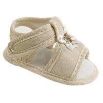 Sandália Meninas Recem Nascido Flor Coração