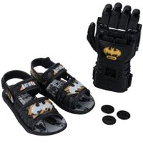 Sandália Menino Grendene Kids Batman Preto/Amarelo 23263 Sandália Menino Grendene Kids Batman Preto/Amarelo 23263