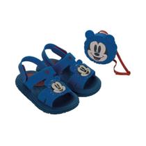 Sandália Menino Grendene Kids Disney com Bag Azul 23224 Sandália Menino Grendene Kids Disney com Bag Azul 23224