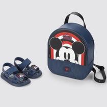 Sandália Menino Grendene Kids Mickey Mouse Azul Escuro 23078