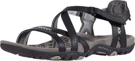 Sandália Merrell Feminina Sandspur Rose de Couro Preta Tamanho 11 Sandália Merrell Feminina Sandspur Rose de Couro Preta Tamanho 11