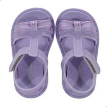 Sandália Mini Melissa Charming Bebê Lilas