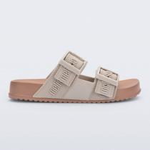 Sandália Mini Melissa Cozy Slide M Lover Infantil Marrom Sandália Mini Melissa Cozy Slide M Lover Infantil Marrom