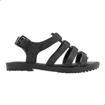 Sandália Mini Melissa Flox Infantil Preto Opaco
