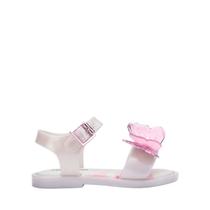 Sandália Mini Melissa Fly Sandal III Baby Branco Perolado