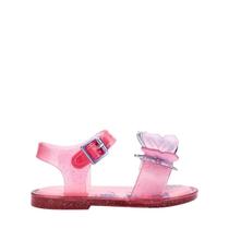Sandália Mini Melissa Fly Sandal III Baby Rosa Glitter Sandália Mini Melissa Fly Sandal III Baby Rosa Glitter