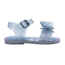 Sandália Mini Melissa Fly Sandal III bb Azul GlittER