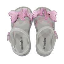 Sandália Mini Melissa Fly Sandal III bb Branco Perolado/Rosa