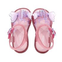 Sandália Mini Melissa Fly Sandal III bb Rosa Glitter