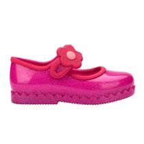 Sandália Mini Melissa Hip Ballerina BB Rosa Glitter