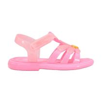 Sandália Mini Melissa Hip Bloomy Baby Rosa/Glitte