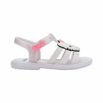 Sandália Mini Melissa Hip + Hello Kitty BB Branca Sandália Mini Melissa Hip + Hello Kitty BB Branca