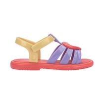 Sandália Mini Melissa Hip Lovely Infantil Vermelho Lilás Sandália Mini Melissa Hip Lovely Infantil Vermelho Lilás